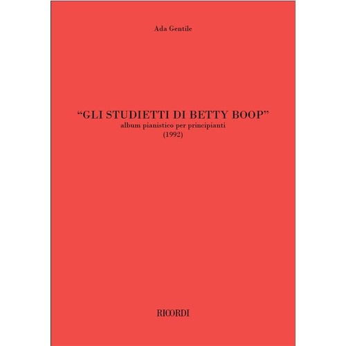 Gentile - Gli Studietti Di Betty Boop Piano Book