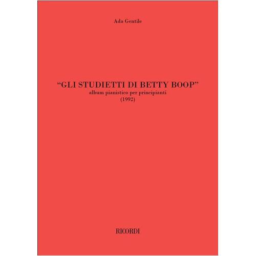 Gentile - Gli Studietti Di Betty Boop Piano (Softcover Book)