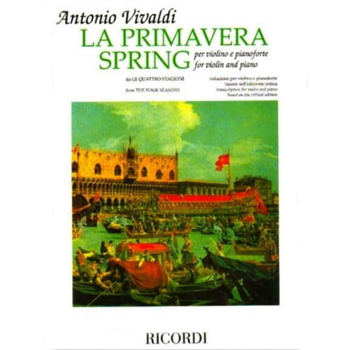 Spring From The Four Seasons Rv 269 Violin Piano (Softcover Book)