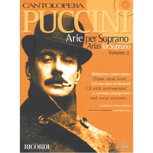Sing The Opera Puccini Arias For Sop Vol 2 W/CD Book