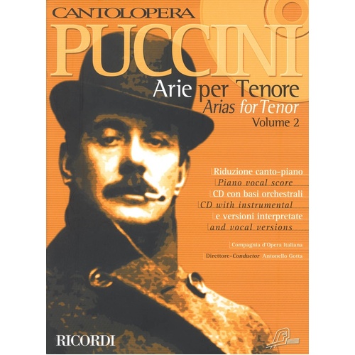 Sing The Opera Puccini Arias Tenor Vol 2 W/CD Book