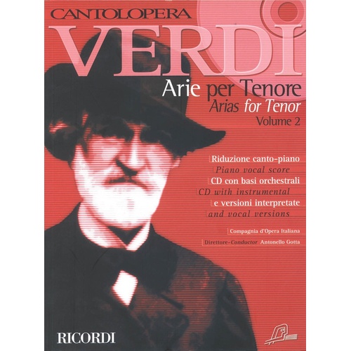 Sing The Opera Verdi Arias For Ten Vol 2 W/CD Book