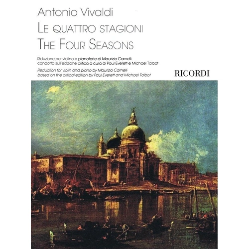 Vivaldi - The Four Seasons for Violin and Piano, Publisher Ricordi