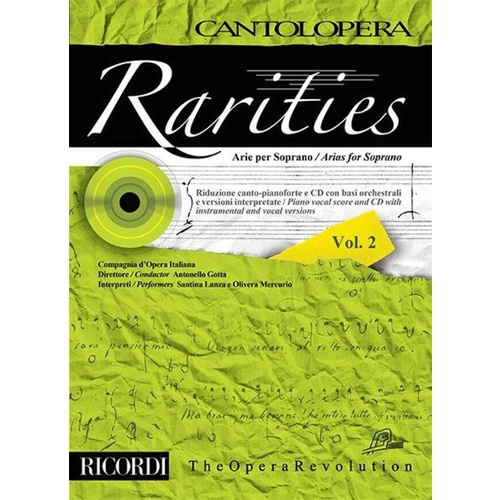 Rarities - Arias Ofr Soprano Vol 2 Book