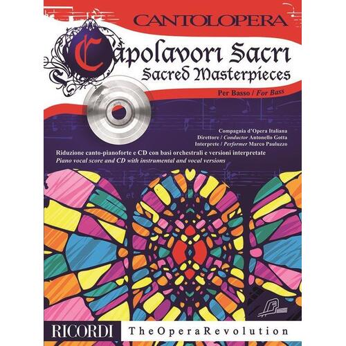 Sacred Masterpieces For Bass Softcover Book/CD