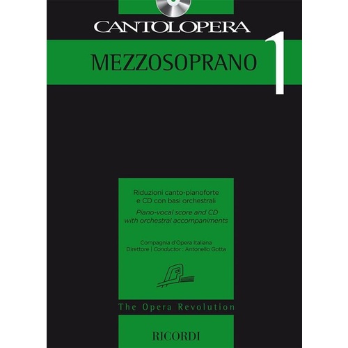 Cantolopera Mezzo Soprano 1 Book/CD