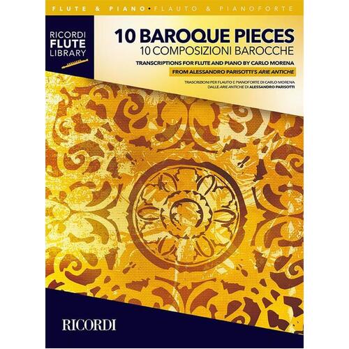 10 Baroque Pieces Flute/Piano Book