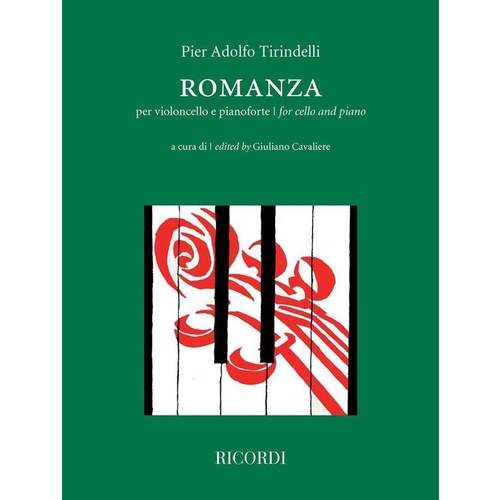 Tirindelli - Romanza For Cello/Piano Book