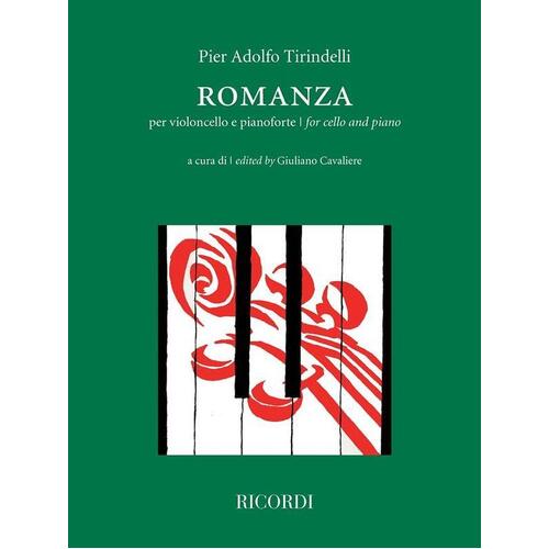 Tirindelli - Romanza For Cello/Piano (Softcover Book)