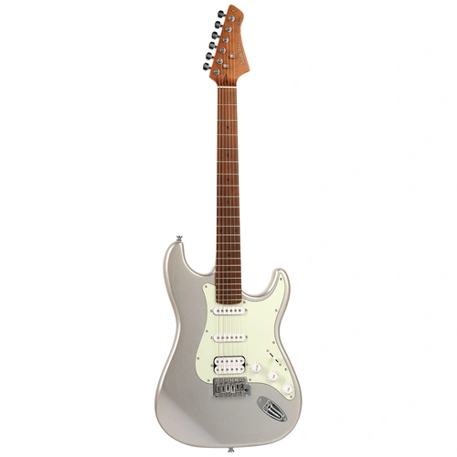 Northstar NS1-IS-HSS Electric Guitar Inca Silver, Poplar Body, Maple Neck, 2 Single Coil & 1 Humbucker, 6 String Double Cutaway