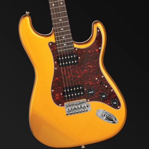 Northstar Pro NSP1-SC Sienna Copper Electric Guitar 6 String Double Cutaway with Torrefied Maple Neck and Ceramic Humbucker Pickups