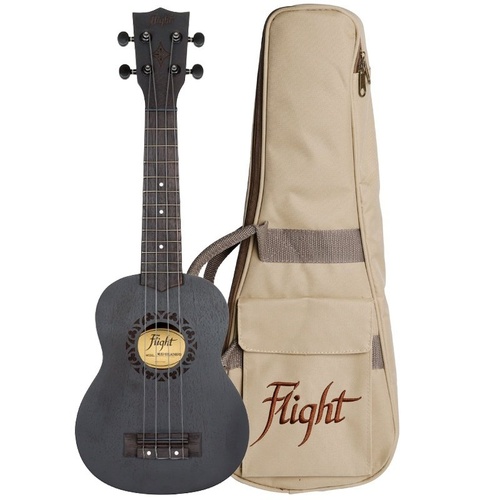 Flight NUS310 Blackbird Soprano Ukulele with Bag