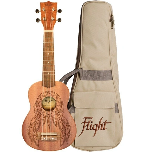Flight NUS350DC Dreamcatcher Soprano Ukulele with Gig Bag