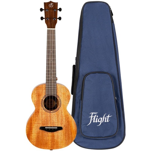 Flight NUT500 Tenor Ukulele with Solid Mahogany Top and Gig Bag