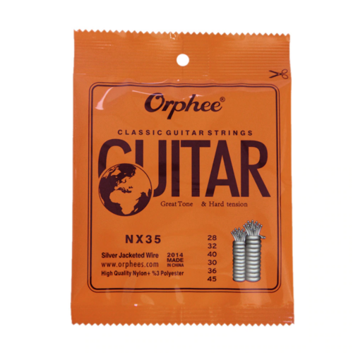 Orphee NX35 Tie On Classical Nylon Acoustic Guitar Strings (28-45)