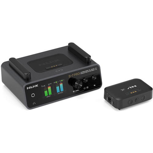 NU-X B-7PRO 2.4 GHz Professional Personal Wireless In-Ear Monitor System with LCD Display