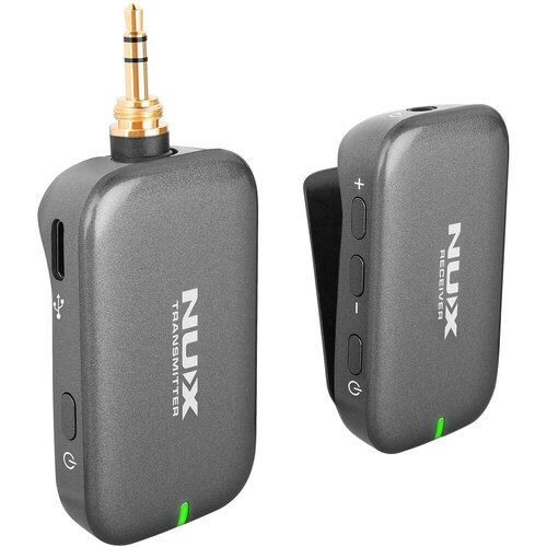 NU-X B7PSM Wireless In-Ear Monitoring System 5.8 GHz with 24-bit Audio, 100ft Range, Low Latency, Rechargeable TX/RX