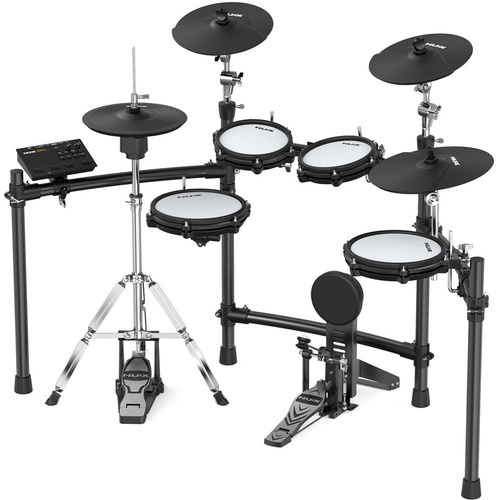 NU-X DM310H Portable 9-Piece Electronic Drum Kit with Mesh Heads and Independent Hi-Hat