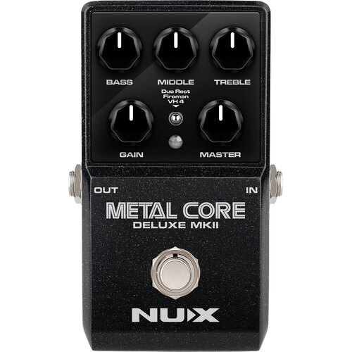 NU-X Core Series Metal Core Deluxe MK-II Distortion Effects & Preamp Pedal