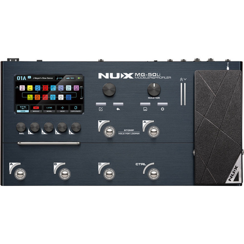 NUX MG-50Li Multi-Effects Processor for Guitar and Bass with Profiling and Modeling Features