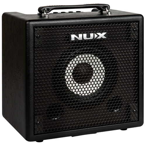 NUX Mighty Bass 50BT 50-Watt Bass Amp Combo with 6.5" Speaker, Bluetooth, USB Recording, Effects, and Footswitch