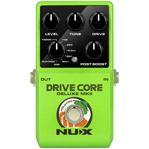 NU-X Drive Core Deluxe MKII Overdrive Effects Pedal