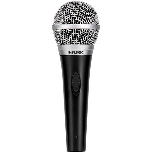NU-X NDM-3 Dynamic Handheld Microphone with Mic Clip and Carry Pouch