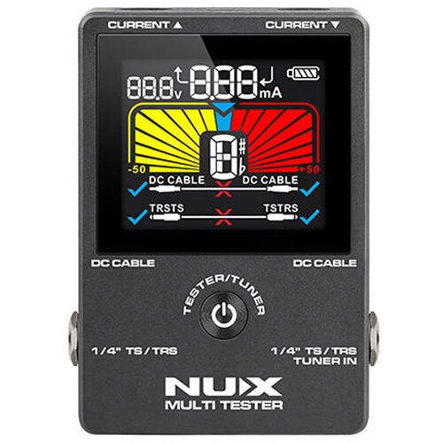 NU-X NMT-1 Four-In-One Multi Tester with Tuner, Cable Tester, and Voltage Meter