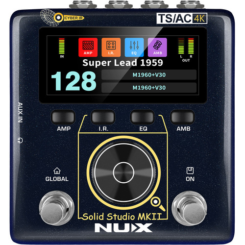 NU-X Verdugo Series Solid Studio MKII Preamp, Power Amp Simulator & IR Loader (NSS-6)