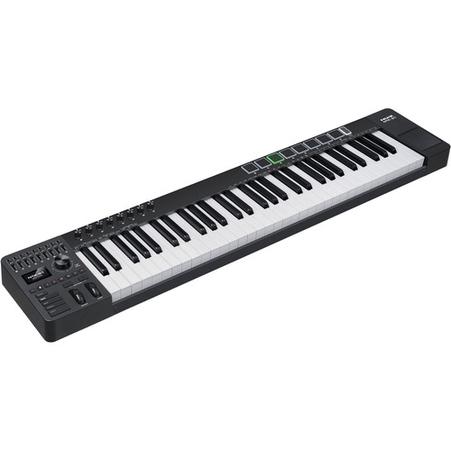 NU-X NTK-61 MIDI Keyboard Controller with Velocity-Sensitive Keys and Drum Pads