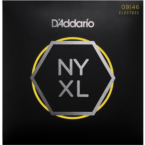 D'Addario NYXL0946 Nickel Wound Electric Guitar Strings, Super Light Top - Regular Bottom, 9-46