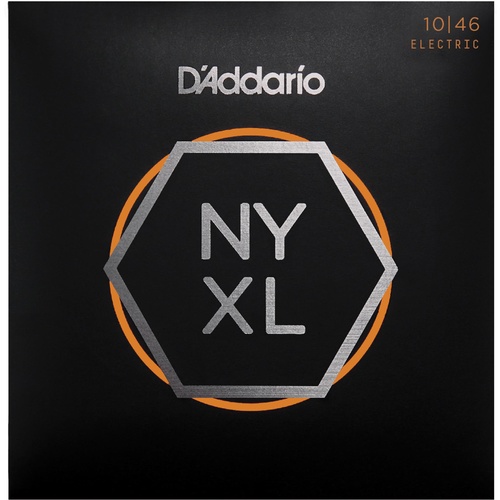 D'Addario NYXL1046 Nickel Wound Electric Guitar Strings, Regular Light, 10-46