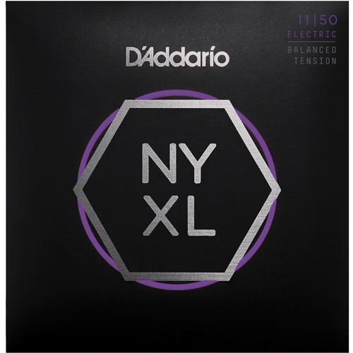 D'Addario NYXL1150BT Nickel Wound Electric Guitar Strings, Balanced Tension Medium, 11-50