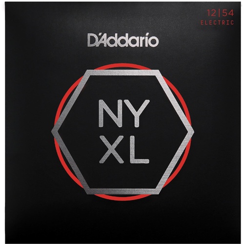 D'Addario NYXL1254 Nickel Wound Electric Guitar Strings, Heavy, 12-54