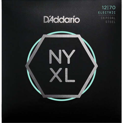 D'Addario NYXL1270PS Electric Guitar Strings C6 Pedal Steel Nickel Wound 12-70 Custom Medium