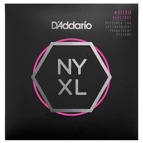 D'Addario NYXL Bass Strings 45-130 5 String Double Ball End for Steinberger Bass