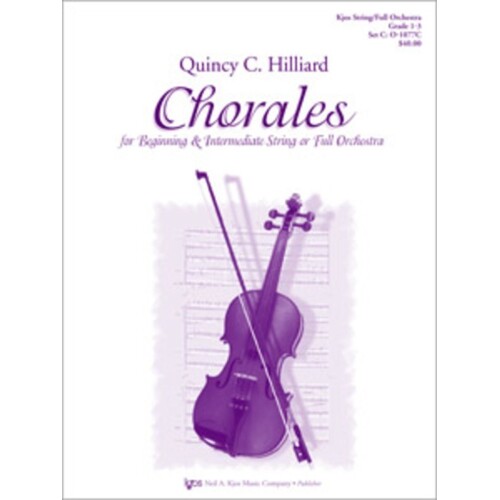 Chorales For Beg/Int String Or Full Orch Score/Parts Book