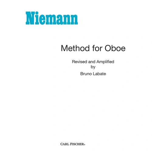 Method for Oboe by Neimann, Carl Fischer O1524 - Oboe Sheet Music and Tutor Book with Fingering Charts