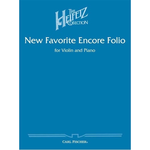 New Favorite Encore Folio for Violin and Piano by Carl Fischer, 136 Pages