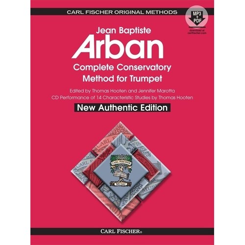 Arban Complete Method Trumpet Book/CD Spiral (Spiral Bound Book/CD) Book