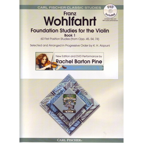 Wohlfahrt Foundation Studies for Violin Book 1 with DVD by Rachel Barton Pine