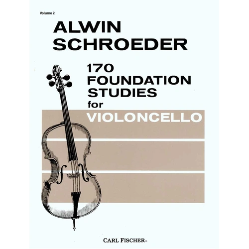 170 Foundation Studies for Cello Volume 2 - Cello Sheet Music