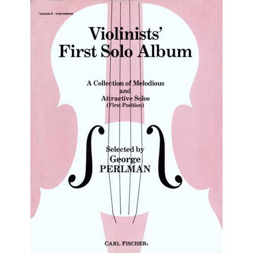 Violinists First Solo Album Book 2 Ed Perlman Book