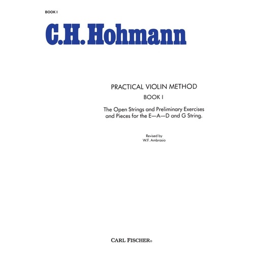 Hohmann Practical Violin Method Book 1