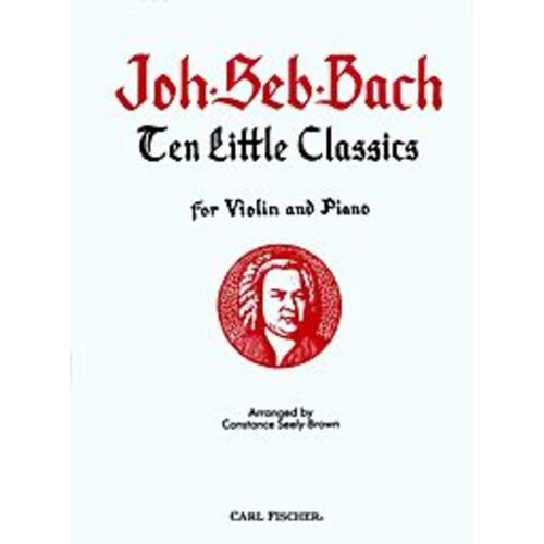 Ten Little Classics Arr Seely Brown Violin Piano Book