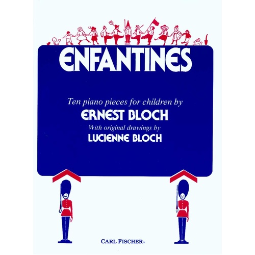 Enfantines: Ten Pieces for Children - Piano Solo by Bloch - Carl Fischer O2916