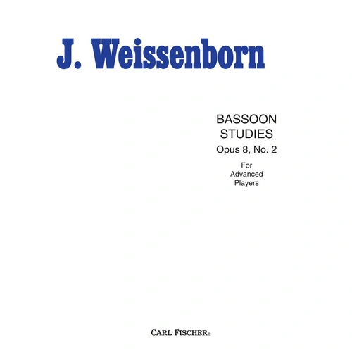 Bassoon Studies Op. 8 No. 2 by Weissenborn - Carl Fischer O2951