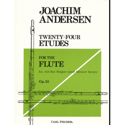 Studies 24 Op 33 Flute Solo Book