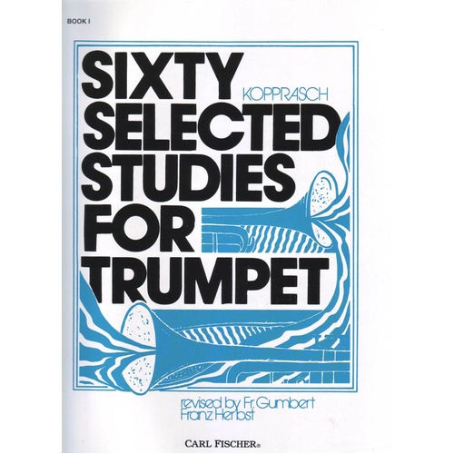 Kopprasch Sixty Selected Studies for Trumpet Book 1