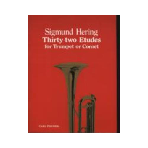 Hering 32 Etudes for Trumpet or Cornet Fischer O3226